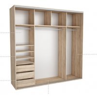 DRESSING NADIR 240 4B FRONT DAB SONOMA / OGLINDA